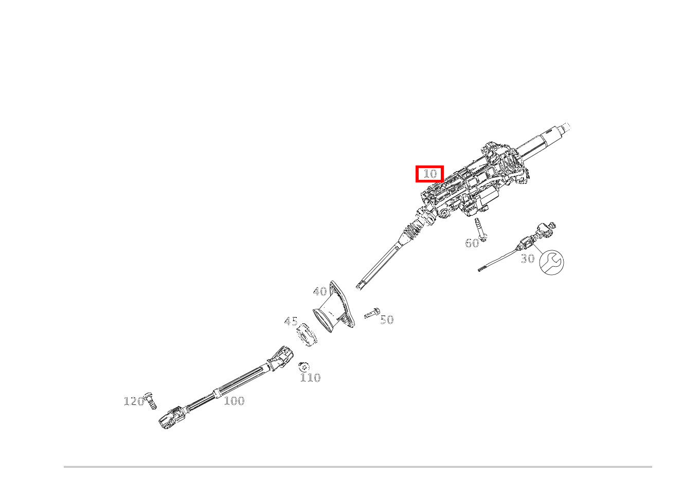 LENKSAEULE Komplett für G-Klasse 463 kaufen 