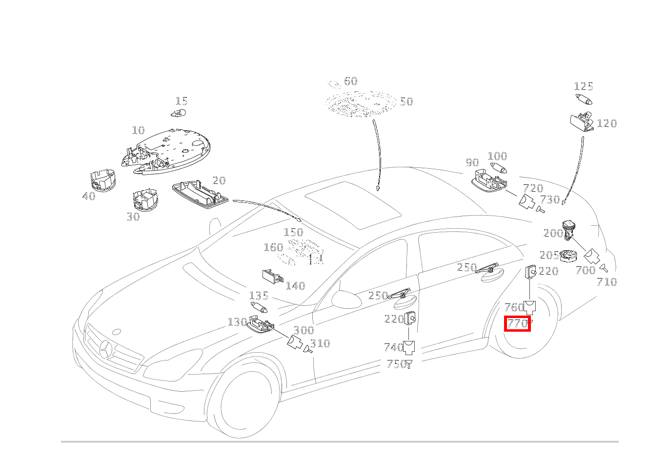 Kontaktbuchse 0.5-0.75 MM2 SLK2.8 CLS 55 AMG 219 Kontaktbuchse 0.5-0.75 MM2 SLK2.8 CLS 55 AMG 219