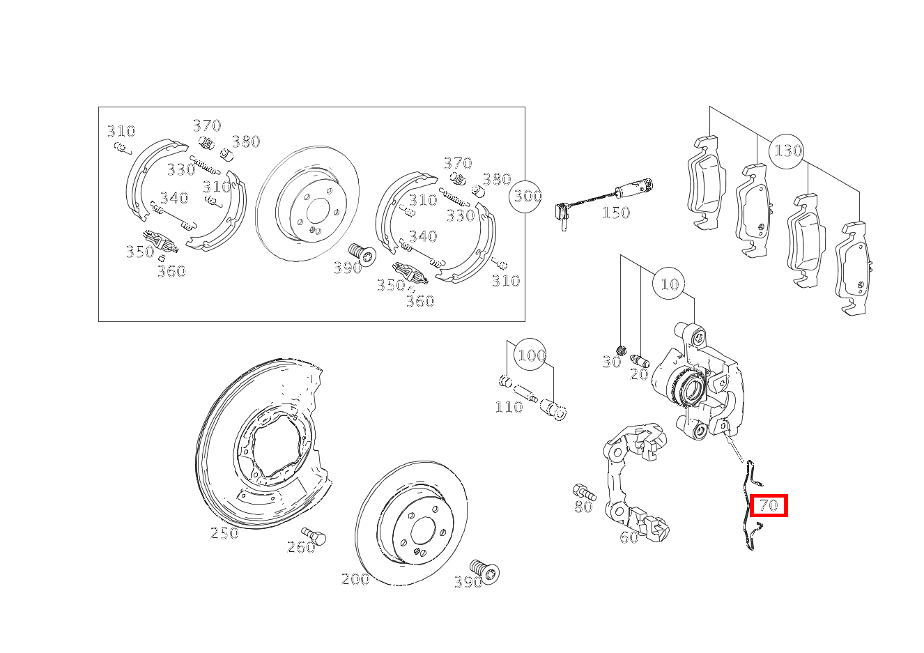 Spreizfeder E 220 CDI T-Modell 253 Spreizfeder E 220 CDI T-Modell 253