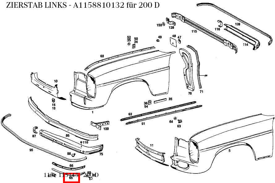 Zierstab LINKS 200 D 115 Zierstab LINKS 200 D 115