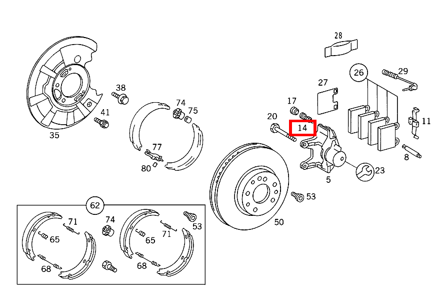 Entlüftungsventil TO 000 420 87 83/88 83 S 600 Coupé 140