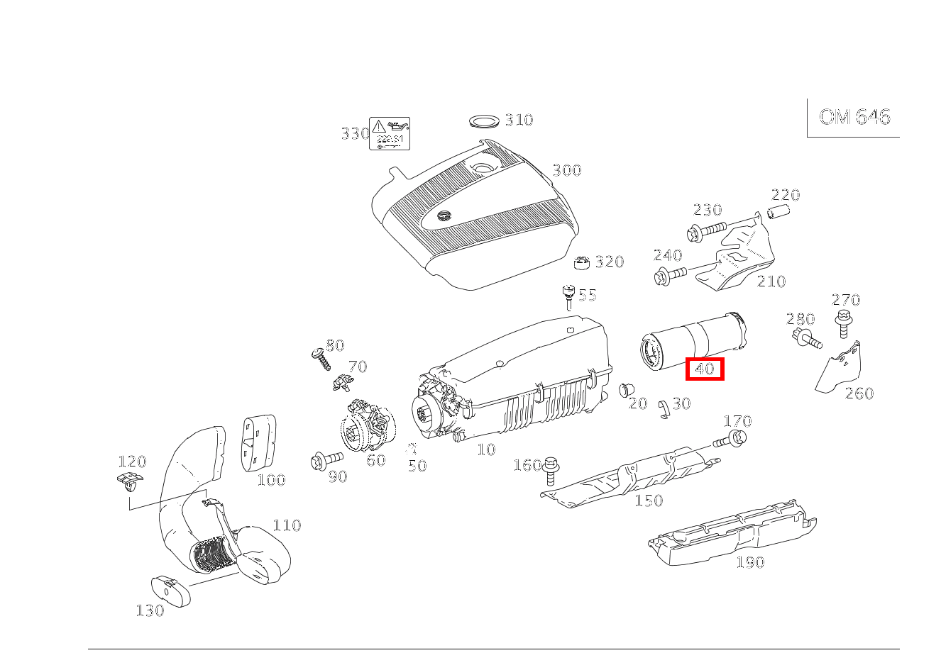 Filtereinsatz CLK 220 CDI Coupé 209 Filtereinsatz CLK 220 CDI Coupé 209