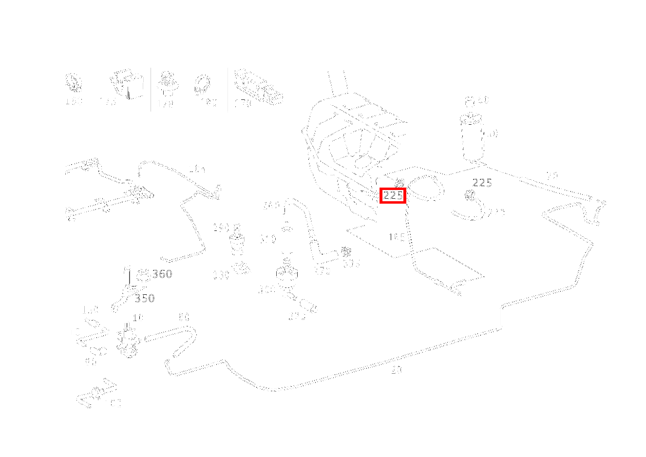 Schlauchschelle (BELUEFTUNGSLEITUNG) AKTIVKOHLEFILTER; 13-14.5 MM E280 210 Schlauchschelle (BELUEFTUNGSLEITUNG) AKTIVKOHLEFILTER; 13-14.5 MM E280 210