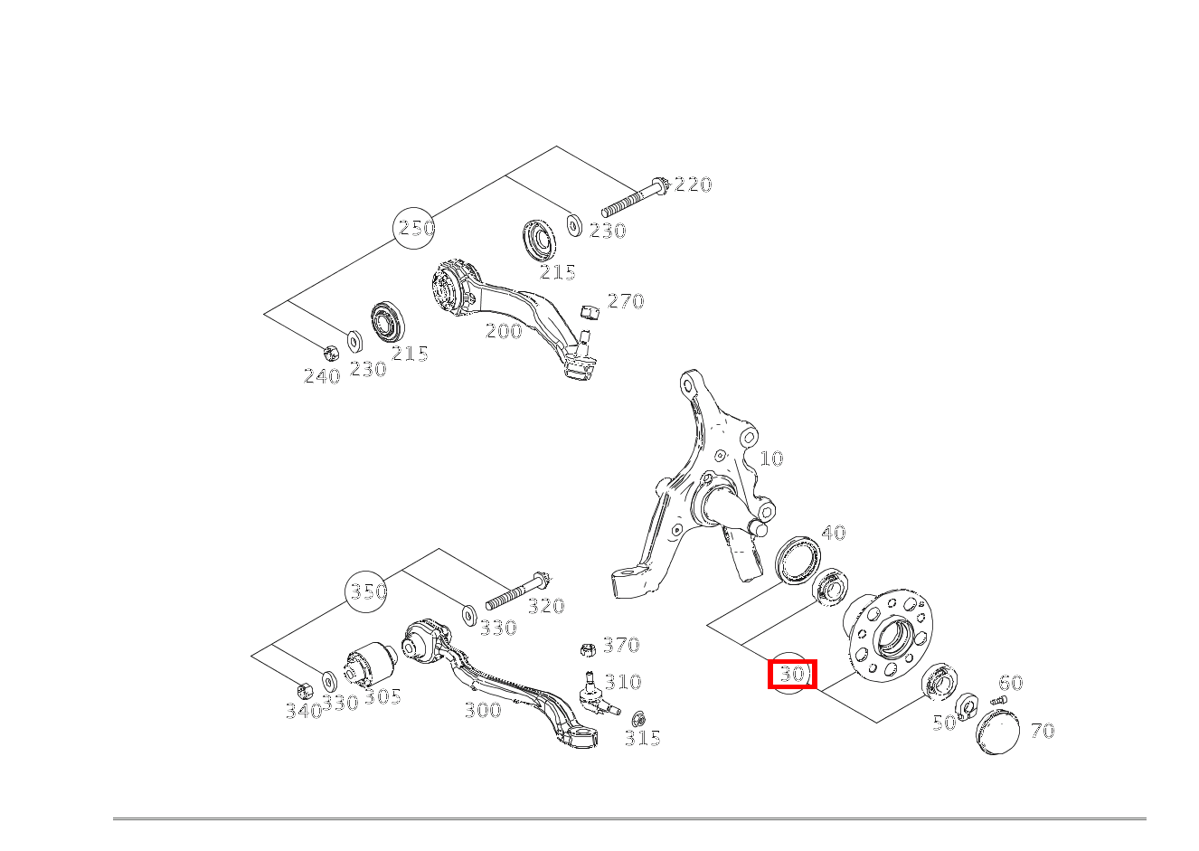Vorderradnabe RECHTS CLS63AMG S 218 Vorderradnabe RECHTS CLS63AMG S 218