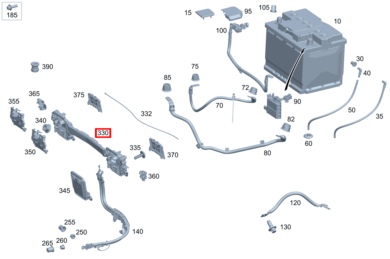 Stromschiene GLC 350 d 4MATIC Off-Roader 253
