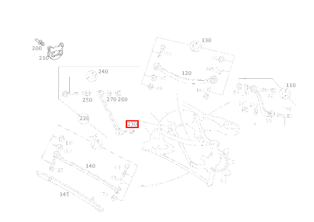 Sechskantmutter SPURSTANGE AN RADTRAEGER; M10 CL 65 AMG Coupé 215 Sechskantmutter SPURSTANGE AN RADTRAEGER; M10 CL 65 AMG Coupé 215