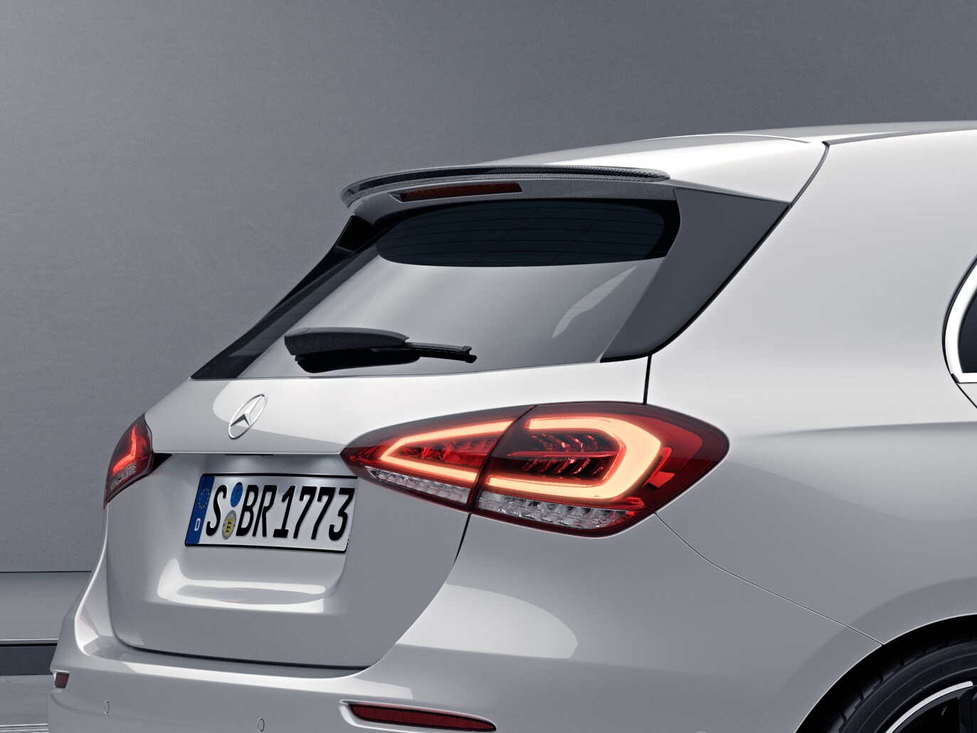 Mercedes-Benz - Dachspoiler, Carbon-Style Dachspoiler, Carbon-Style