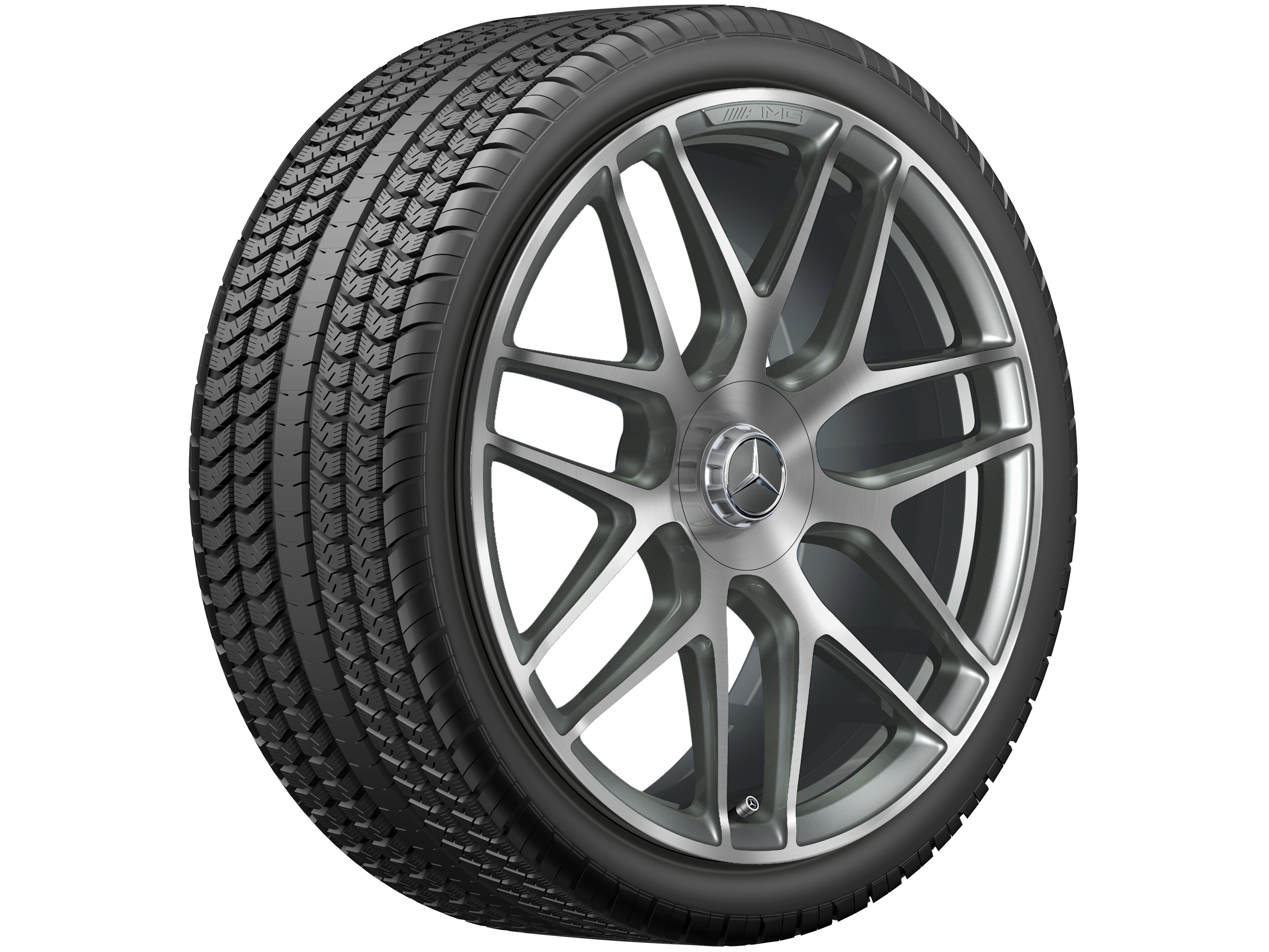 Mercedes-Benz - AMG Schmiederad im Kreuzspeichen-Design, 55,9 cm ( AMG Schmiederad im Kreuzspeichen-Design, 55,9 cm (