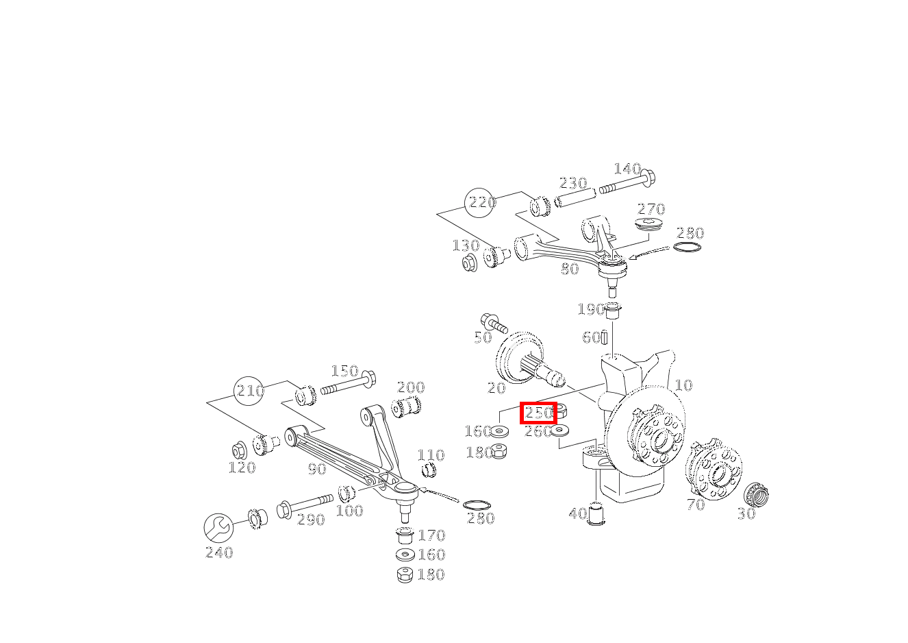 Mutter ACHSSCHENKEL; M12X1.5 SLR McLaren Roadster 199 Mutter ACHSSCHENKEL; M12X1.5 SLR McLaren Roadster 199