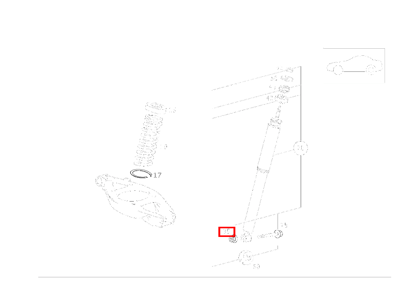 Mutter STOSSDAEMPFER AN FEDERLENKER; M10 SLK 320 AMG KOMP 170 Mutter STOSSDAEMPFER AN FEDERLENKER; M10 SLK 320 AMG KOMP 170
