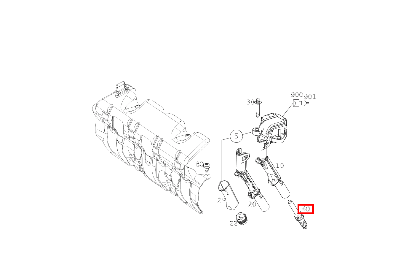 Elektr. Ausrüstung am Motor