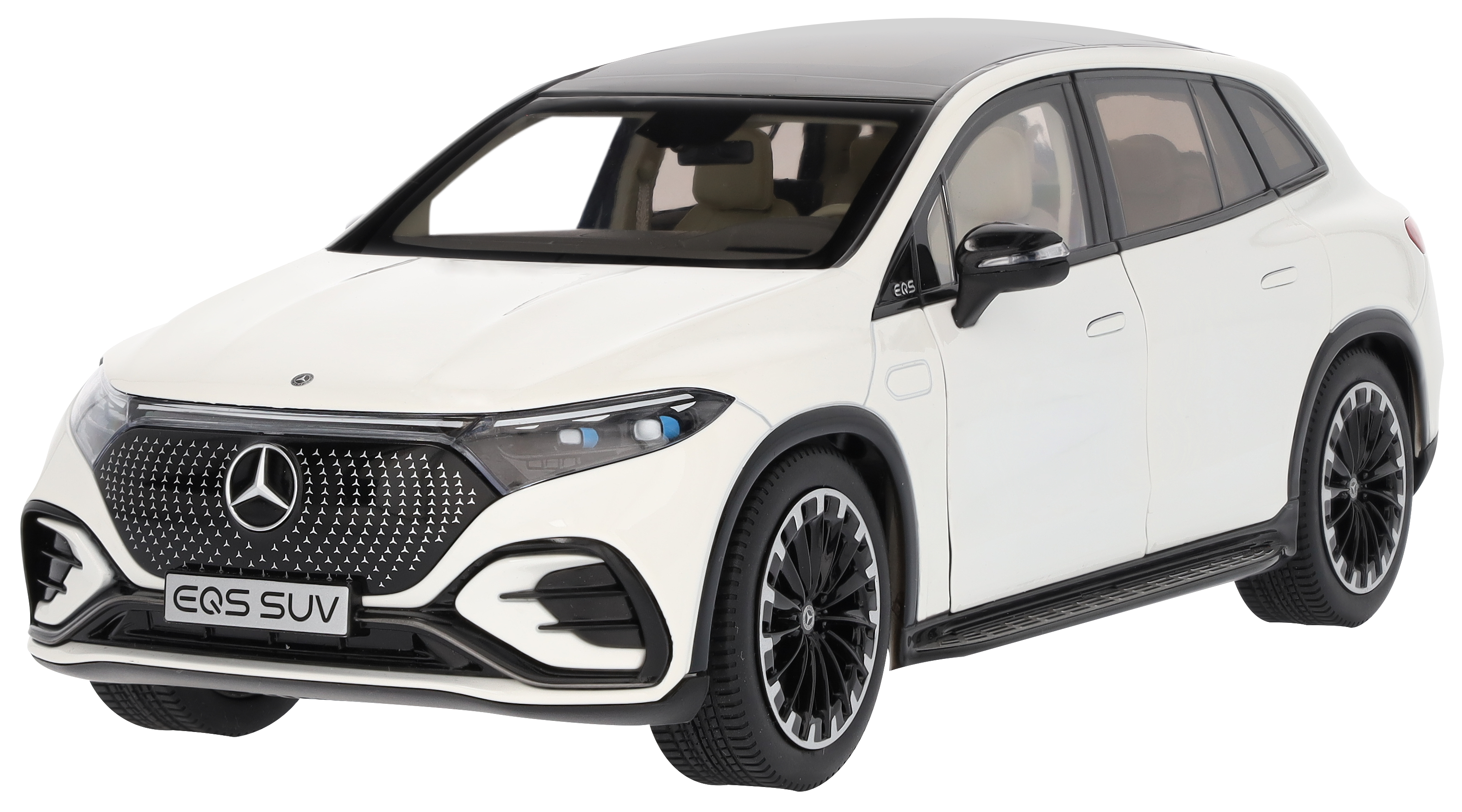 Mercedes-Benz - EQS SUV, AMG Line, X296 G manufaktur diamantweiß bright, NZG, 1:18