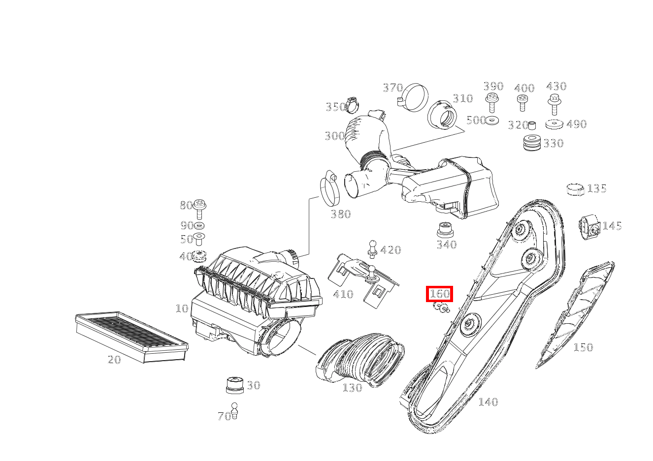 Spreizniet LUFTFUEHRUNGSGEHAEUSE; 5mm fortwo coupé mhd 52 kW 460 Spreizniet LUFTFUEHRUNGSGEHAEUSE; 5mm fortwo coupé mhd 52 kW 460