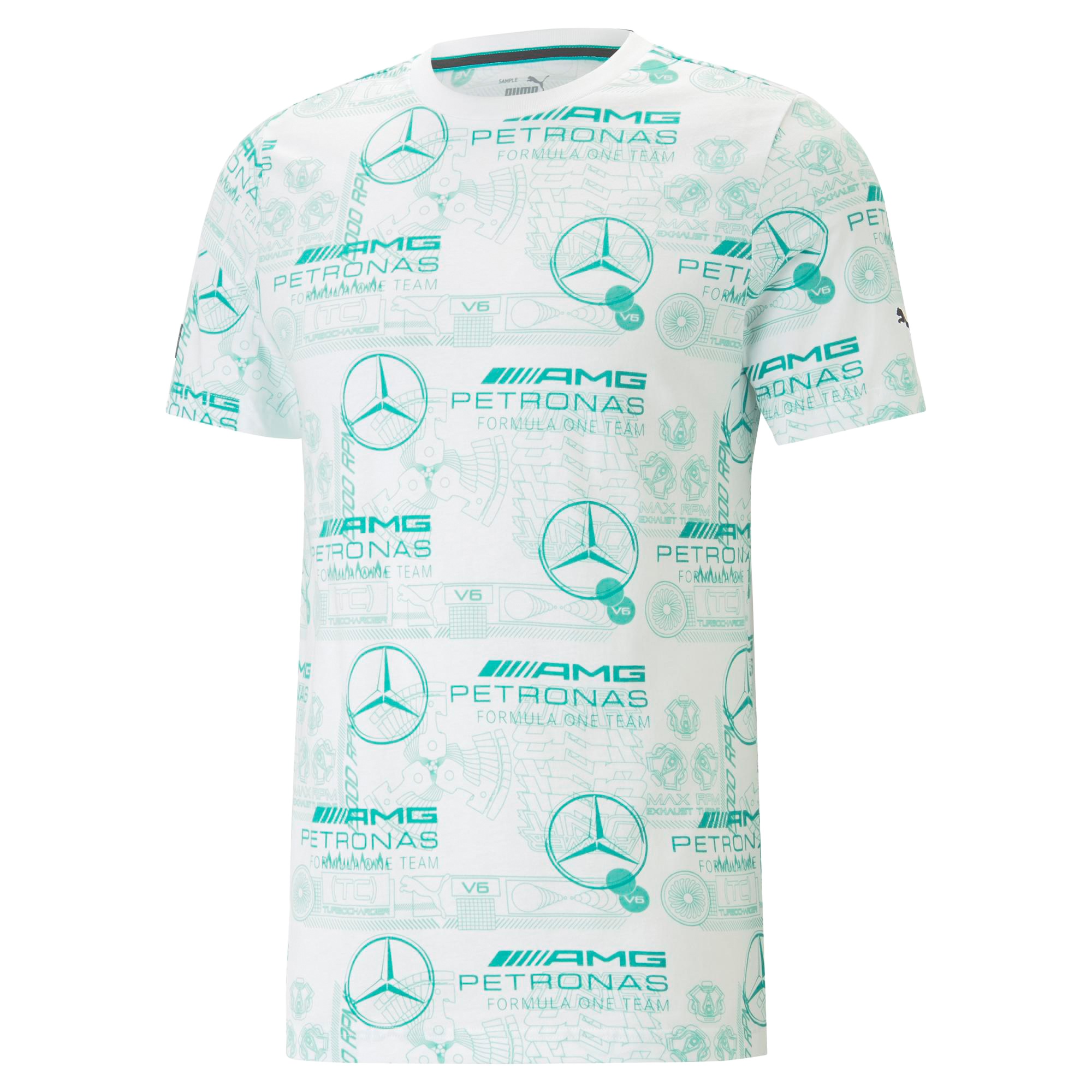 Mercedes-Benz - T-Shirt, Mercedes-AMG F1, weiß
