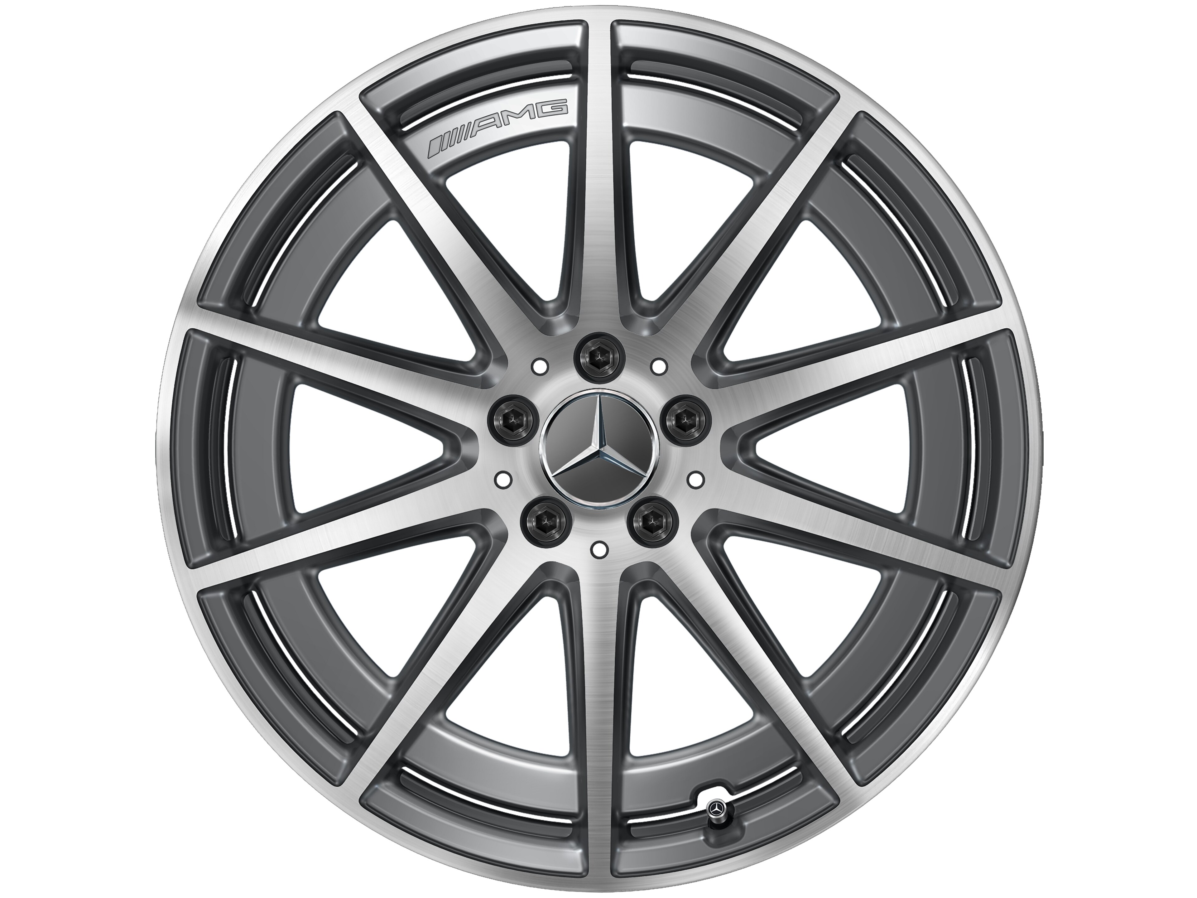 Mercedes-Benz - AMG 10-Speichen-Rad, 50,8 cm (20 Zoll), glanzgedre AMG 10-Speichen-Rad, 50,8 cm (20 Zoll), glanzgedre