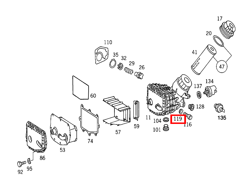 Federscheibe OELFILTER AN ZYLINDERKURBELGEHAEUSE E 280 Limousine 210 Federscheibe OELFILTER AN ZYLINDERKURBELGEHAEUSE E 280 Limousine 210
