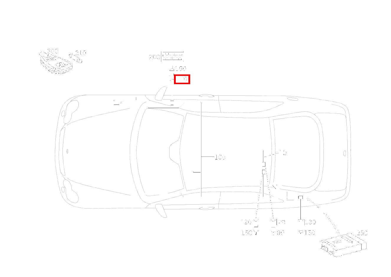 Stecker CAN-BUS B, RECHTS X30/4; 2-PIN MQS CLK 240 Coupe BCA 209 Stecker CAN-BUS B, RECHTS X30/4; 2-PIN MQS CLK 240 Coupe BCA 209