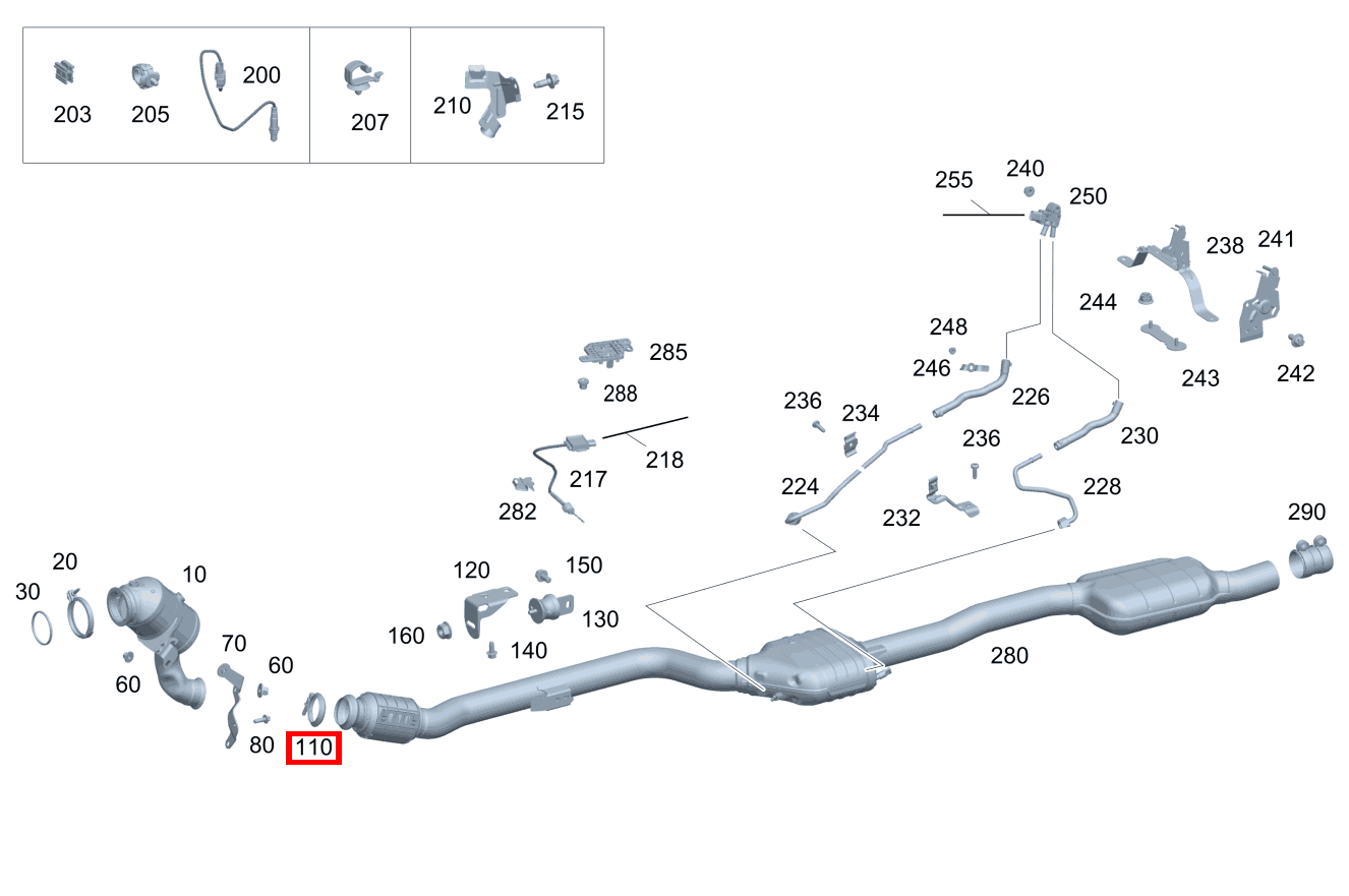 PROFILSCHELLE ABGASANLAGE Katalysator an Auspuffrohr , , und  