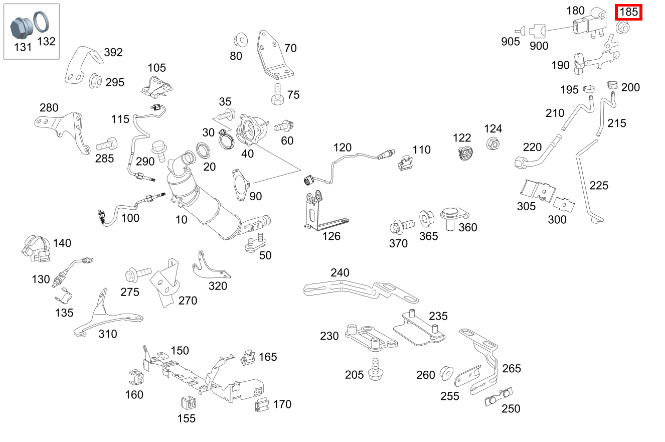 KUNSTSTOFFMUTTER BEFESTIGUNG DRUCKSENSOR S350BT L 4M 221