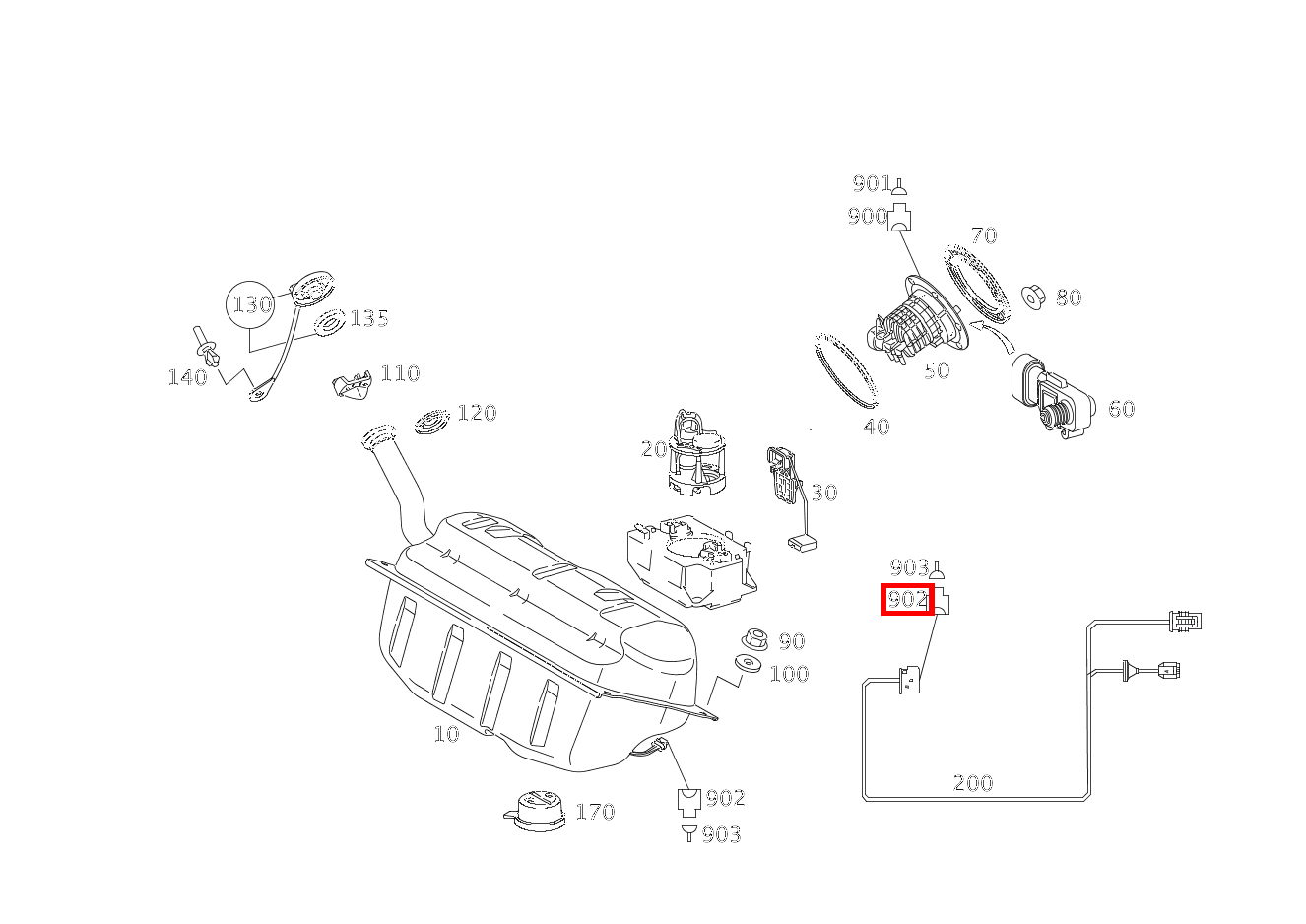 Stecker KRAFTSTOFFPUMPE M3/3; 7-PIN SLK2.8, MLK1.2 SLK 55 AMG Roadster 171 Stecker KRAFTSTOFFPUMPE M3/3; 7-PIN SLK2.8, MLK1.2 SLK 55 AMG Roadster 171