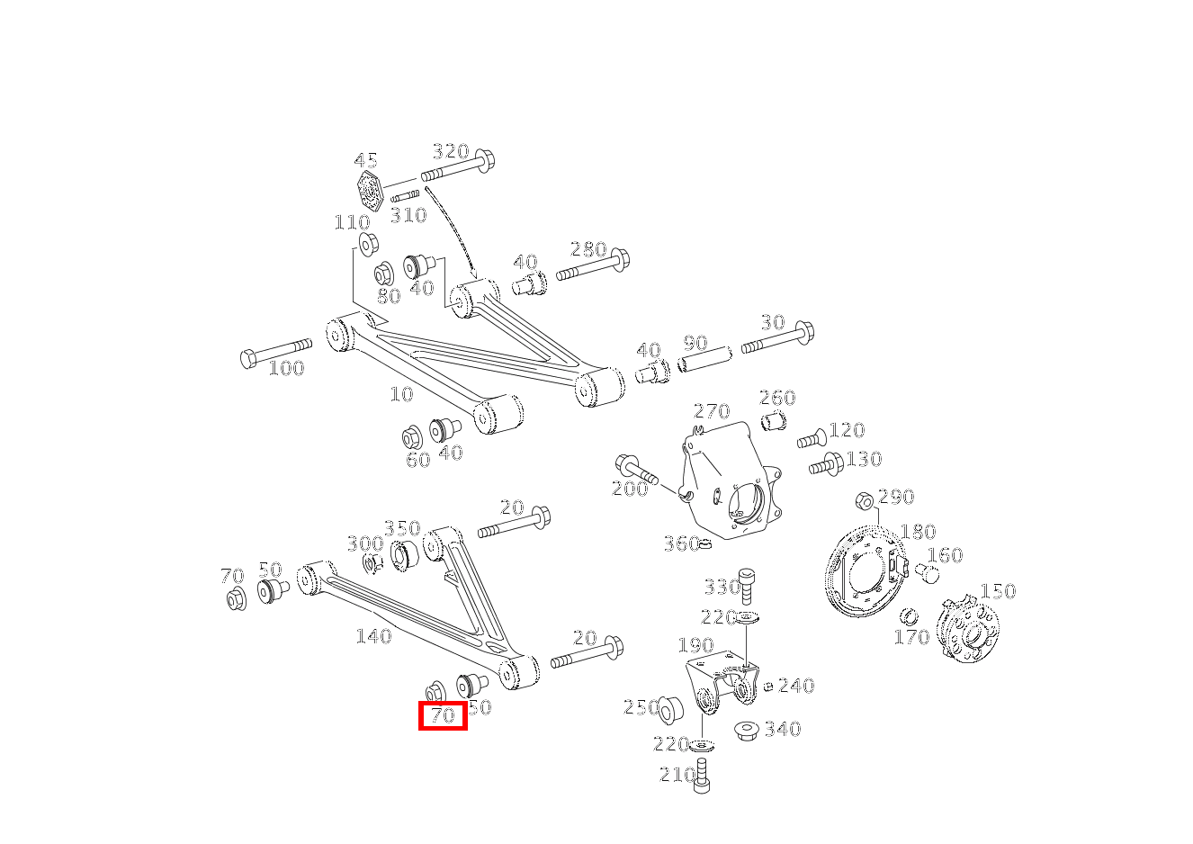 Mutter HINTEN UNTEN; M14X1.5 SLR McLaren Roadster 199 Mutter HINTEN UNTEN; M14X1.5 SLR McLaren Roadster 199