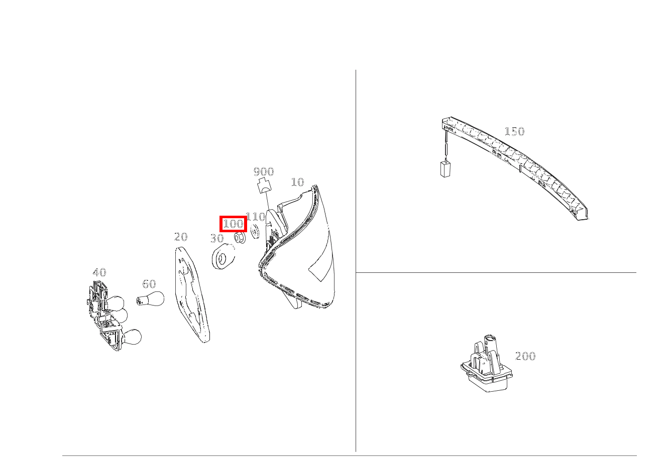 Mutter BEFESTIGUNG RECHTE SCHLUSSLEUCHTE, SEITLICH; M5 C63AMG BlackSeries 204 Mutter BEFESTIGUNG RECHTE SCHLUSSLEUCHTE, SEITLICH; M5 C63AMG BlackSeries 204