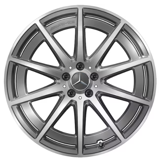 AMG 10-Speichen-Rad, 21 Zoll, 11,5 J x 21 ET 45, tantalgrau AMG 10-Speichen-Rad, 21 Zoll, 11,5 J x 21 ET 45, tantalgrau