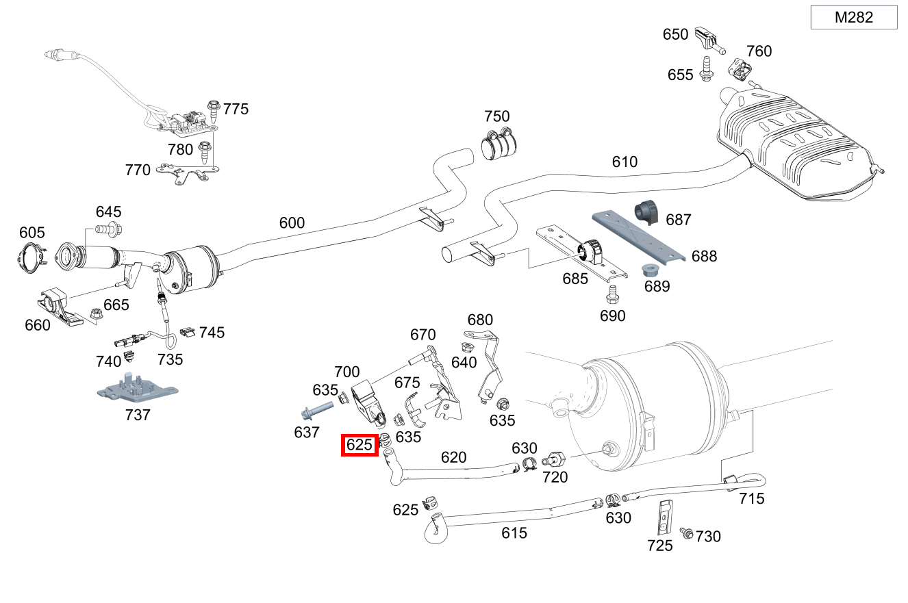 Schlauchschelle Abgasschläuche an Drucksensor; 14.5-15.5 MM A 200 Limousine 177 Schlauchschelle Abgasschläuche an Drucksensor; 14.5-15.5 MM A 200 Limousine 177
