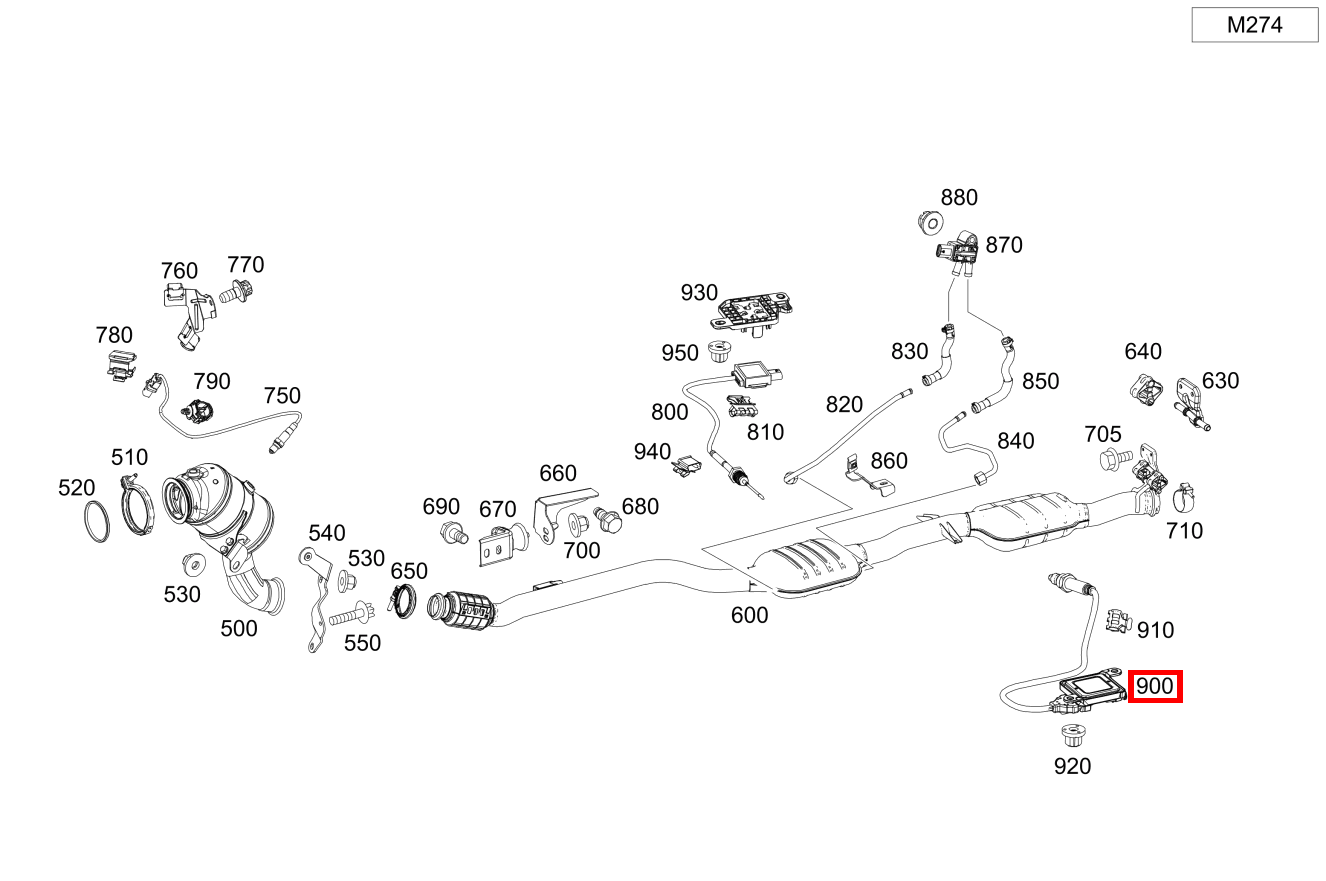 Nox-Sensor Vorn C 250 d Cabriolet 205 Nox-Sensor Vorn C 250 d Cabriolet 205