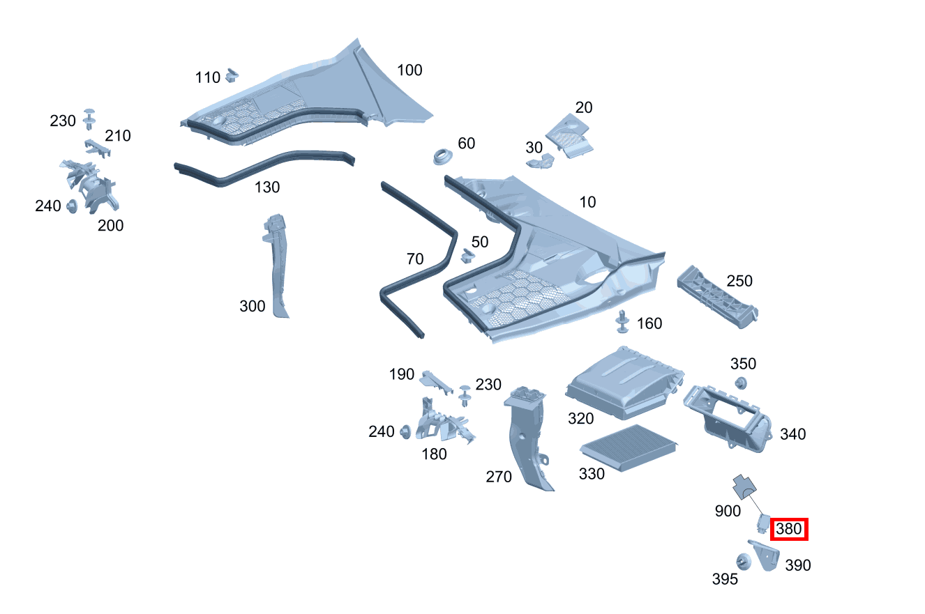 Nox-Sensor C 300 4MATIC 274920 205