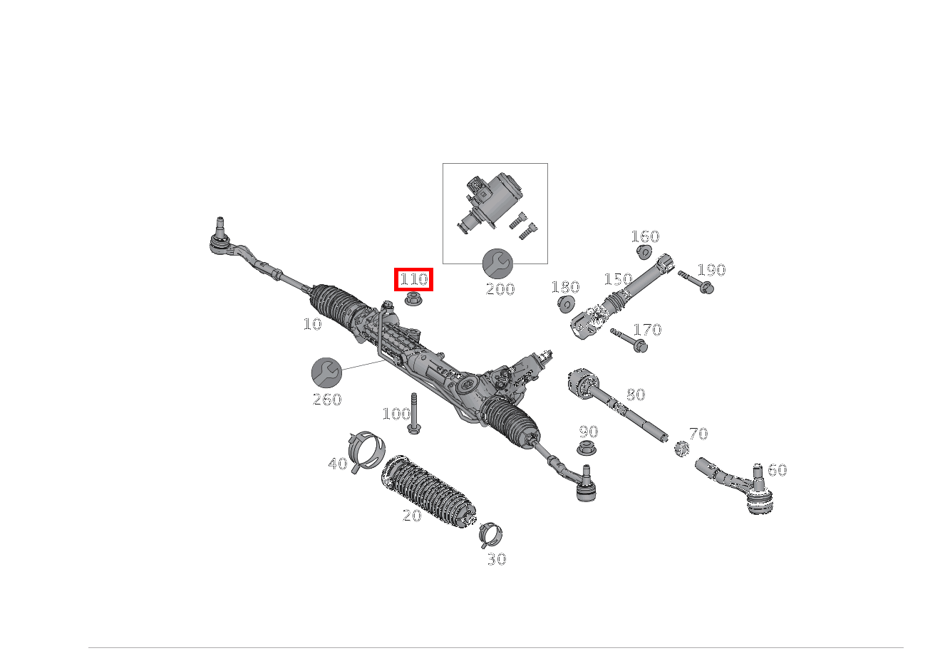 Mutter LENKUNG AN INTEGRALTRAEGER; M12X1.5 SLK55 AMG 172 Mutter LENKUNG AN INTEGRALTRAEGER; M12X1.5 SLK55 AMG 172