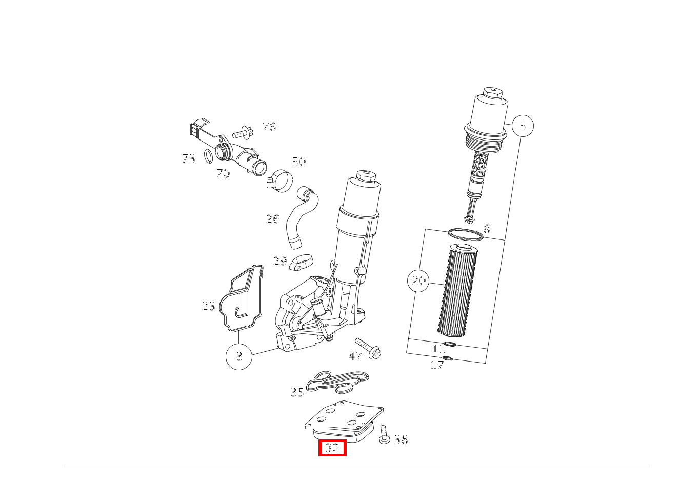 Ölkühler E200NGT BE 212