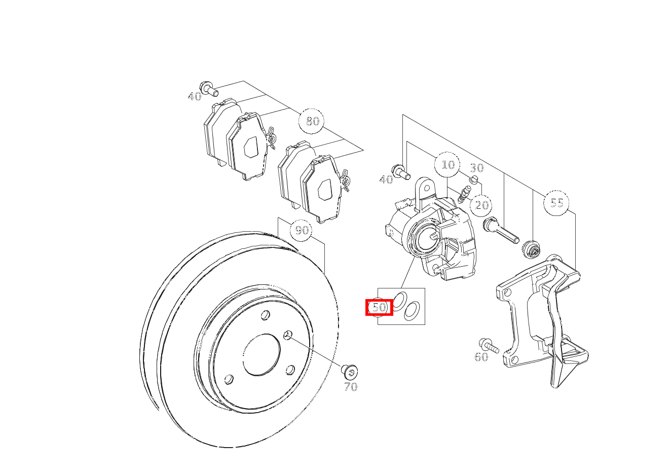 REPARATURSET BR TEILESATZ GLC 300 de 4MATIC 254