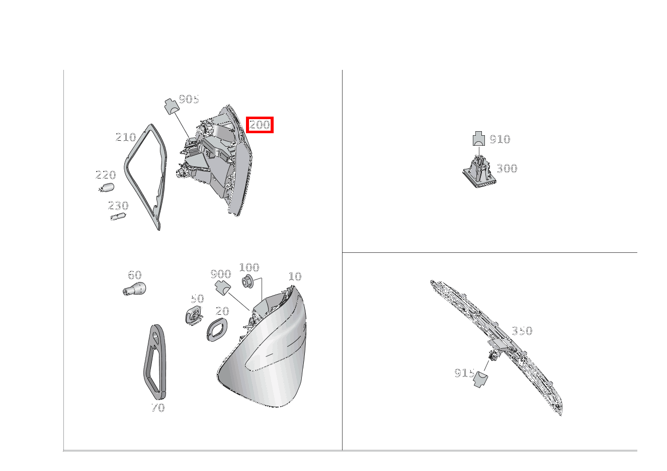 Heckleuchte LINKS GL63 AMG 166 Heckleuchte LINKS GL63 AMG 166