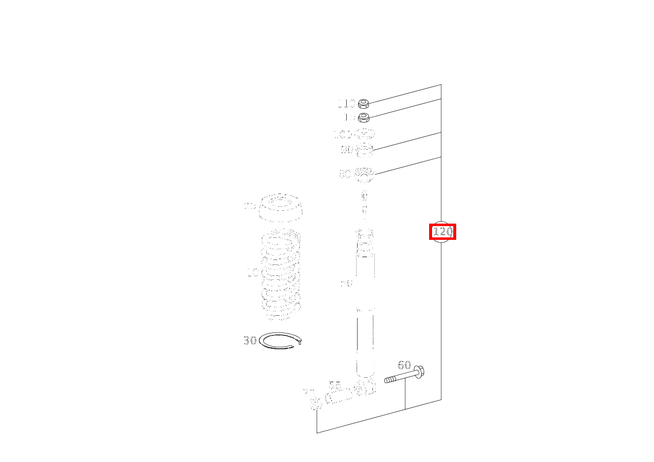Befestigungsteile HINTERACHSE CLK 63 AMG Cabriolet 209 Befestigungsteile HINTERACHSE CLK 63 AMG Cabriolet 209