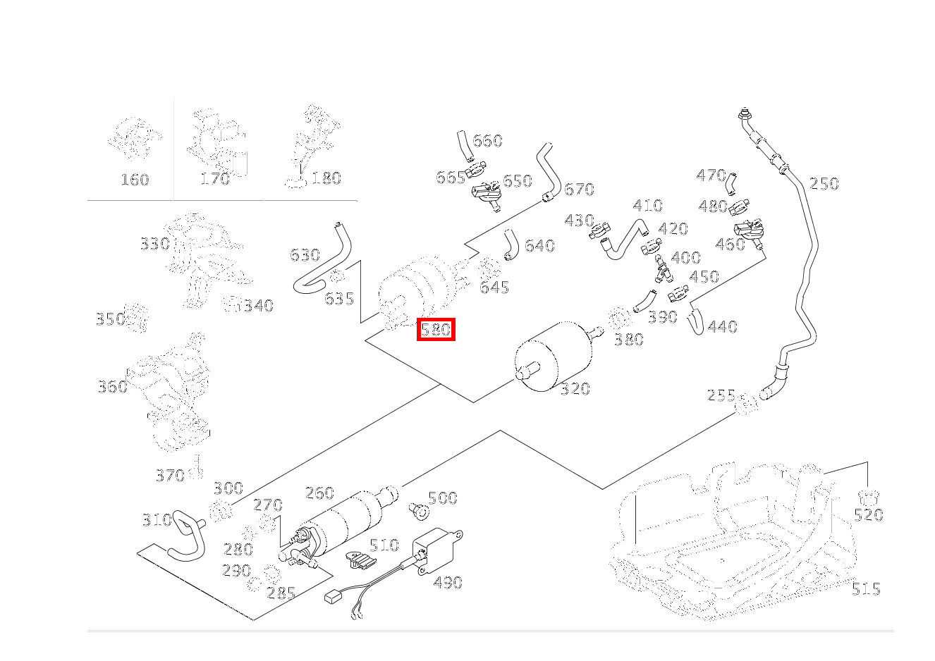 Kraftstofffilter CL 65 AMG Coupé 215 Kraftstofffilter CL 65 AMG Coupé 215