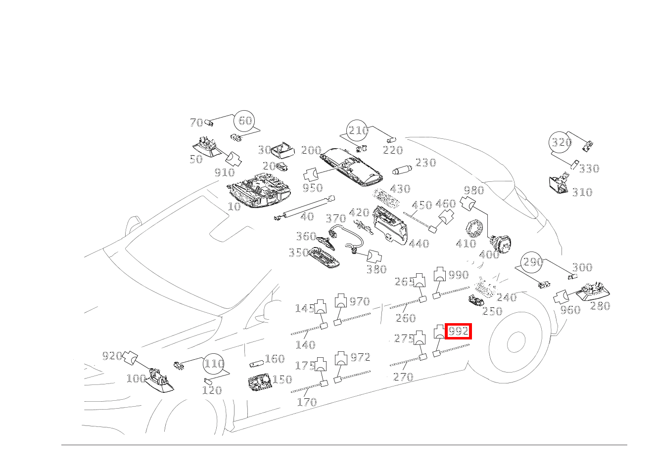 Stecker BELEUCHTUNG ARMLEHNE LINKS/RECHTS X157/7*3; 3-PIN MQS A 45 AMG 4MATIC 176 Stecker BELEUCHTUNG ARMLEHNE LINKS/RECHTS X157/7*3; 3-PIN MQS A 45 AMG 4MATIC 176