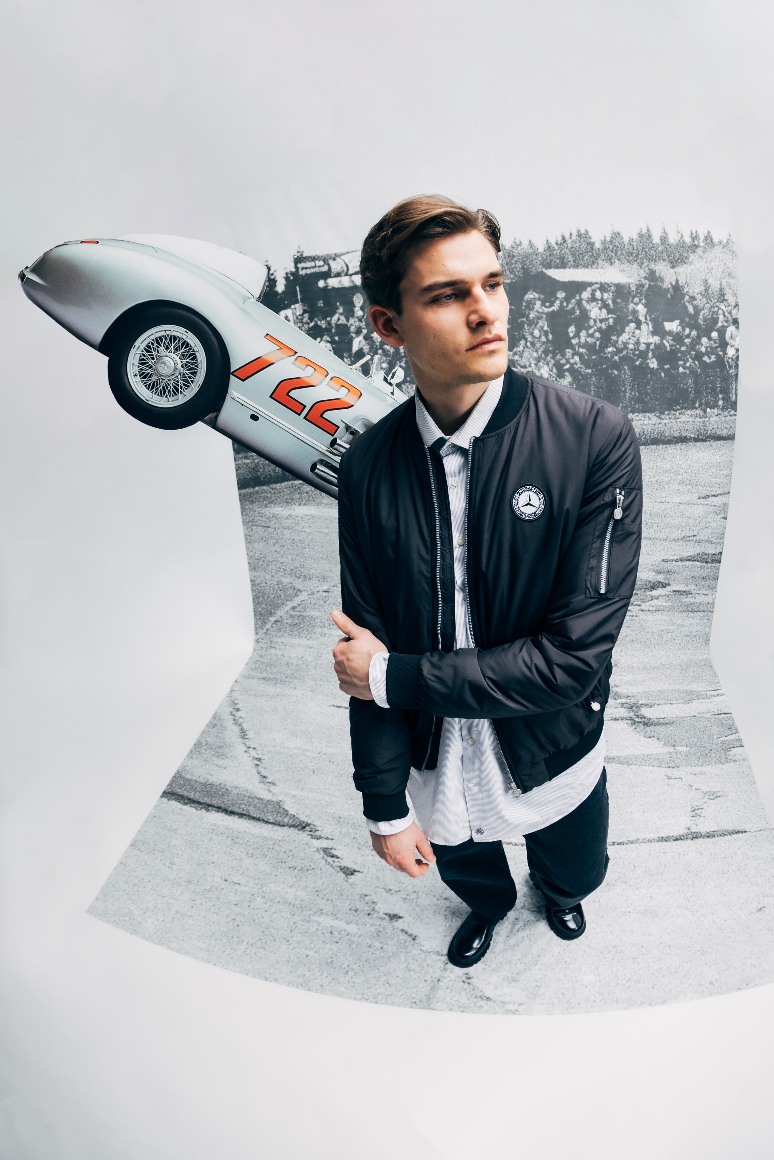 Blouson Herren, schwarz