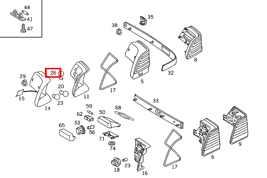 Glühlampe KOFFERRAUMLEUCHTE R10W - 12V S 350 Turbodiesel 140