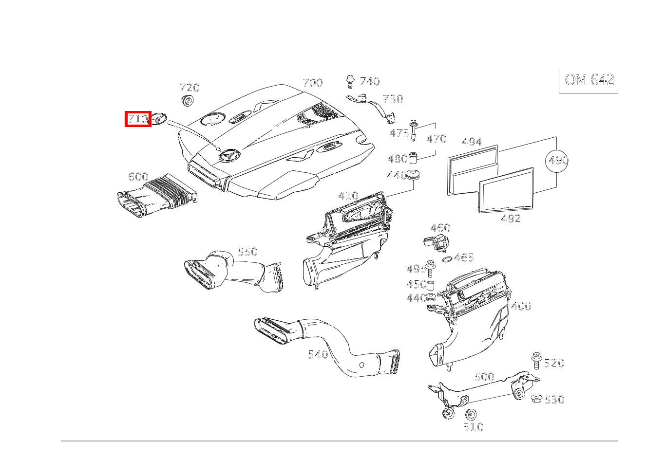 Mercedes-Stern AN ABDECKUNG GLS 350 d 4MATIC 166 Mercedes-Stern AN ABDECKUNG GLS 350 d 4MATIC 166