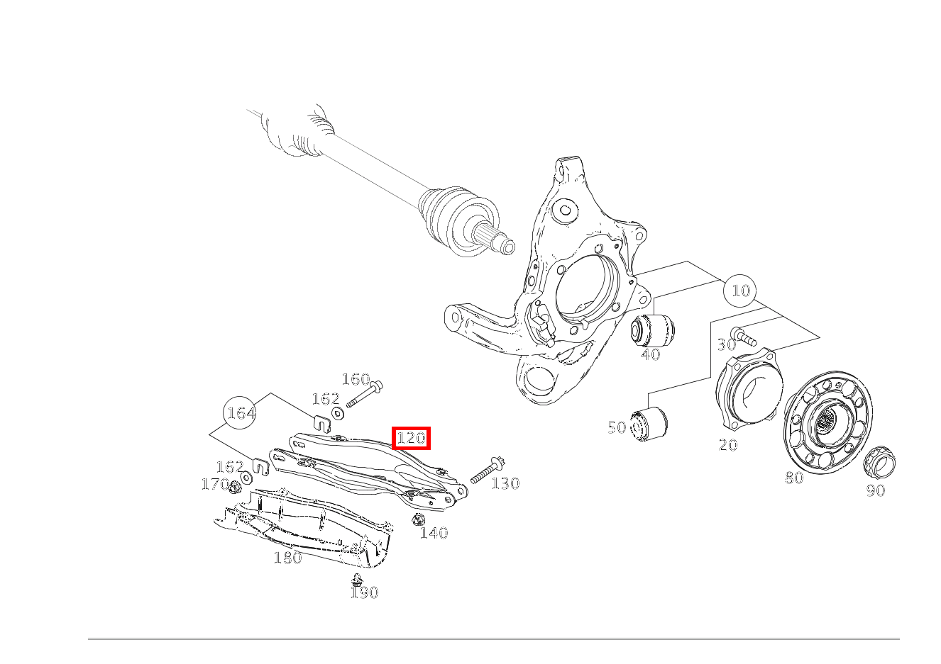 Federlenker Rechts E 300 Limousine 213 Federlenker Rechts E 300 Limousine 213