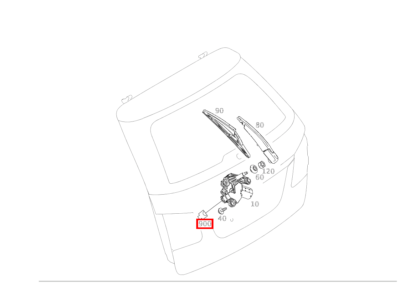 Stecker WISCHERMOTOR M6/4; 3-PIN MCP2.8 ELECTRIC DRIVE 242