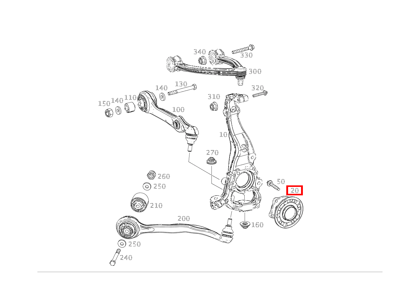 Radlager RECHTS S 560 Cabriolet 217 Radlager RECHTS S 560 Cabriolet 217