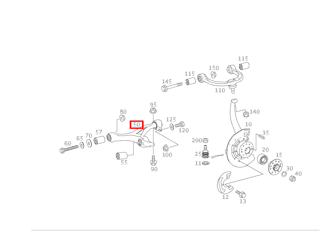 Querlenker UNTEN LINKS GL 500 4MATIC Off-Roader 164 Querlenker UNTEN LINKS GL 500 4MATIC Off-Roader 164