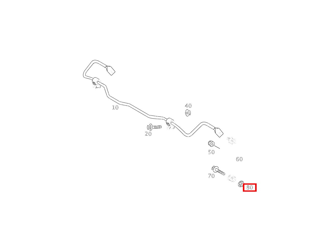 Mutter STANGE AN RADTRAEGER; M10 SL500 230 Mutter STANGE AN RADTRAEGER; M10 SL500 230