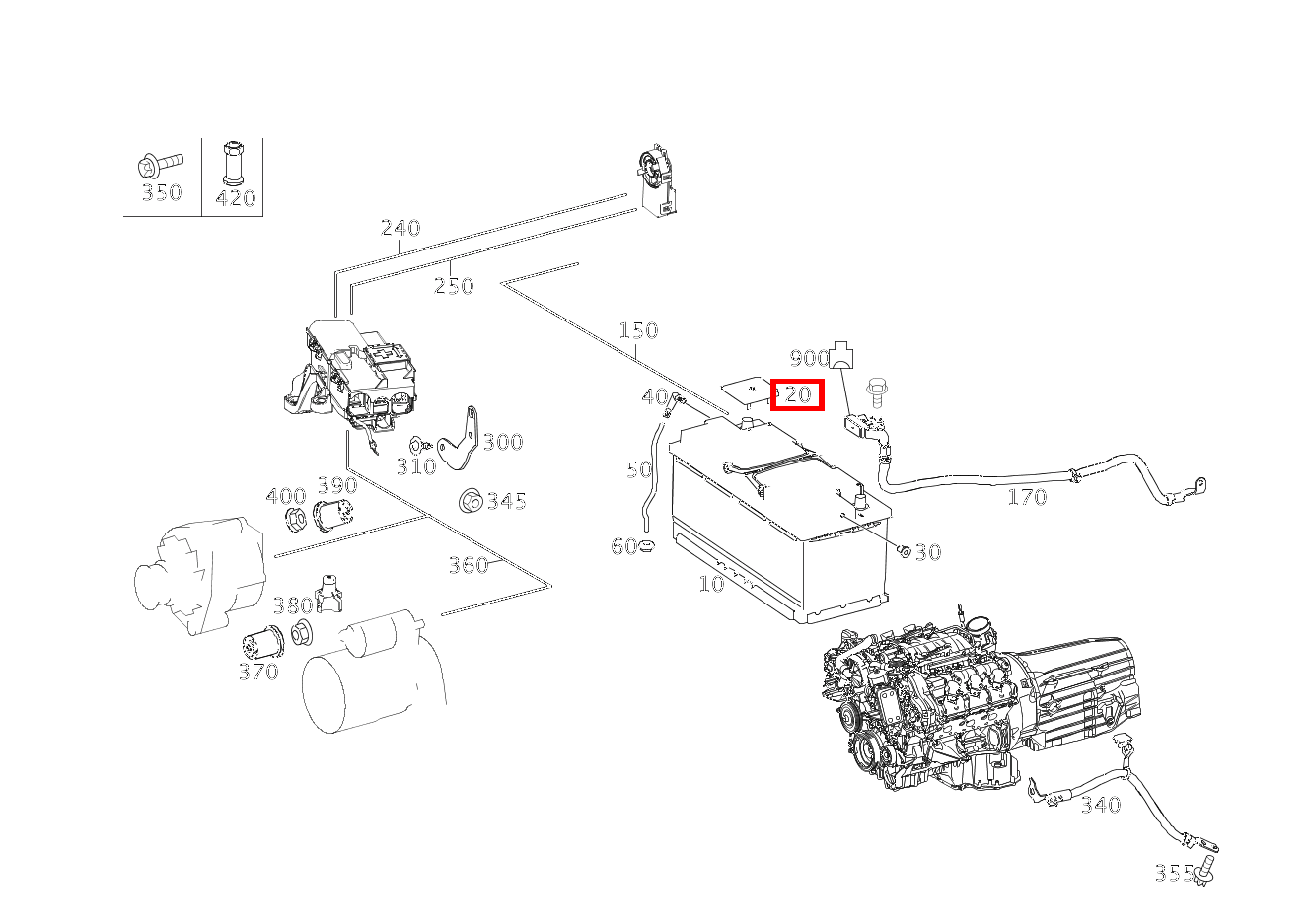 Schutzkappe Pluspol S 63 AMG 4MATIC+ Cabriolet 217