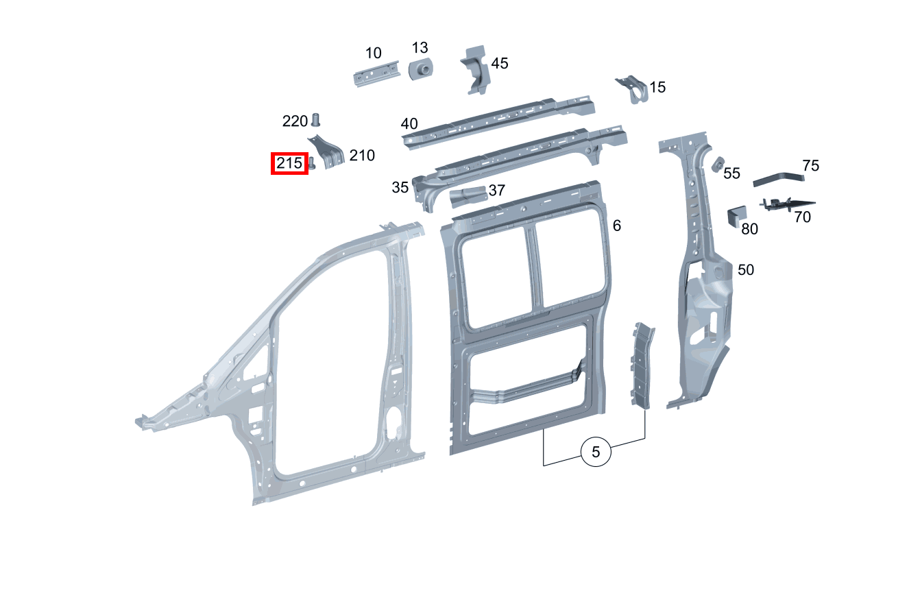 Sechsrundschraube SPRIEGEL HINTEN; M6X12 Vito Kastenwagen 116 BlueTEC K 201 Sechsrundschraube SPRIEGEL HINTEN; M6X12 Vito Kastenwagen 116 BlueTEC K 201