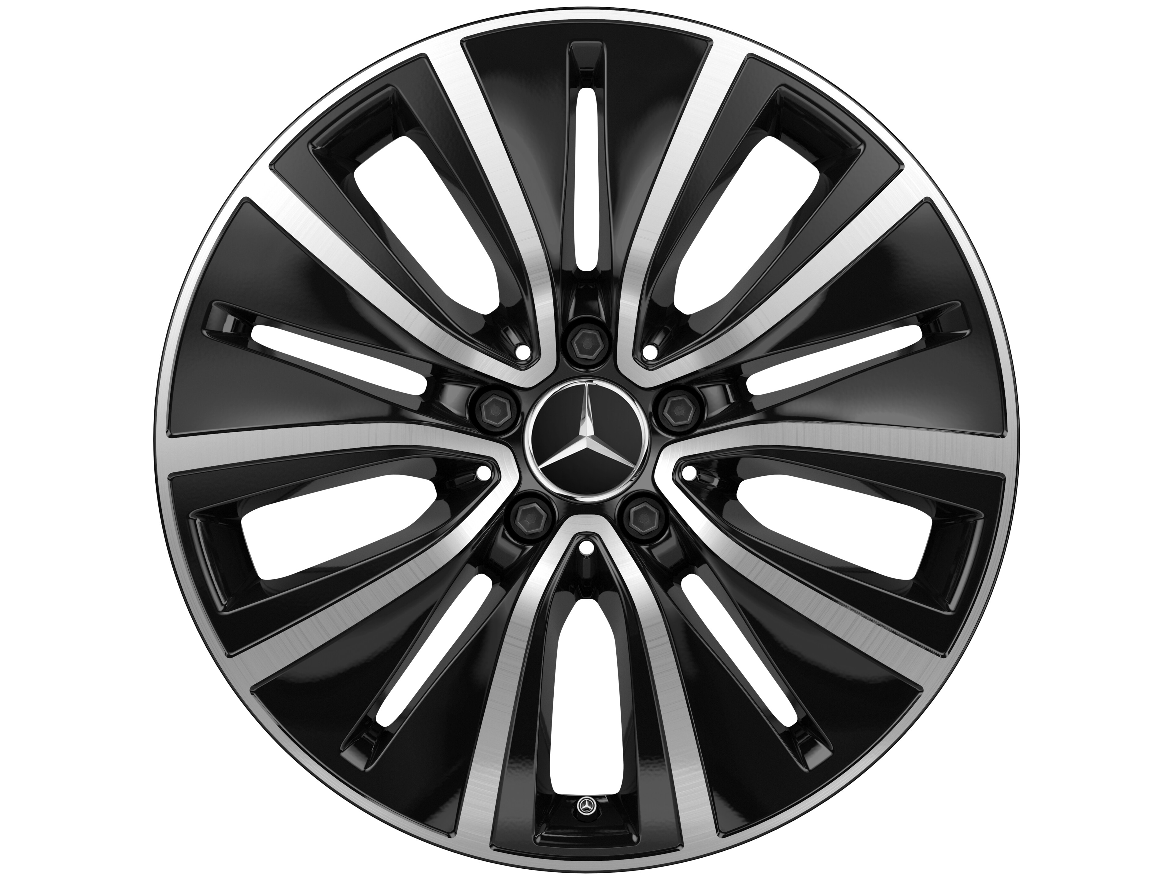 Mercedes-Benz - 10-Loch-Rad, 45,7 cm (18 Zoll), glanzgedreht 10-Loch-Rad, 45,7 cm (18 Zoll), glanzgedreht