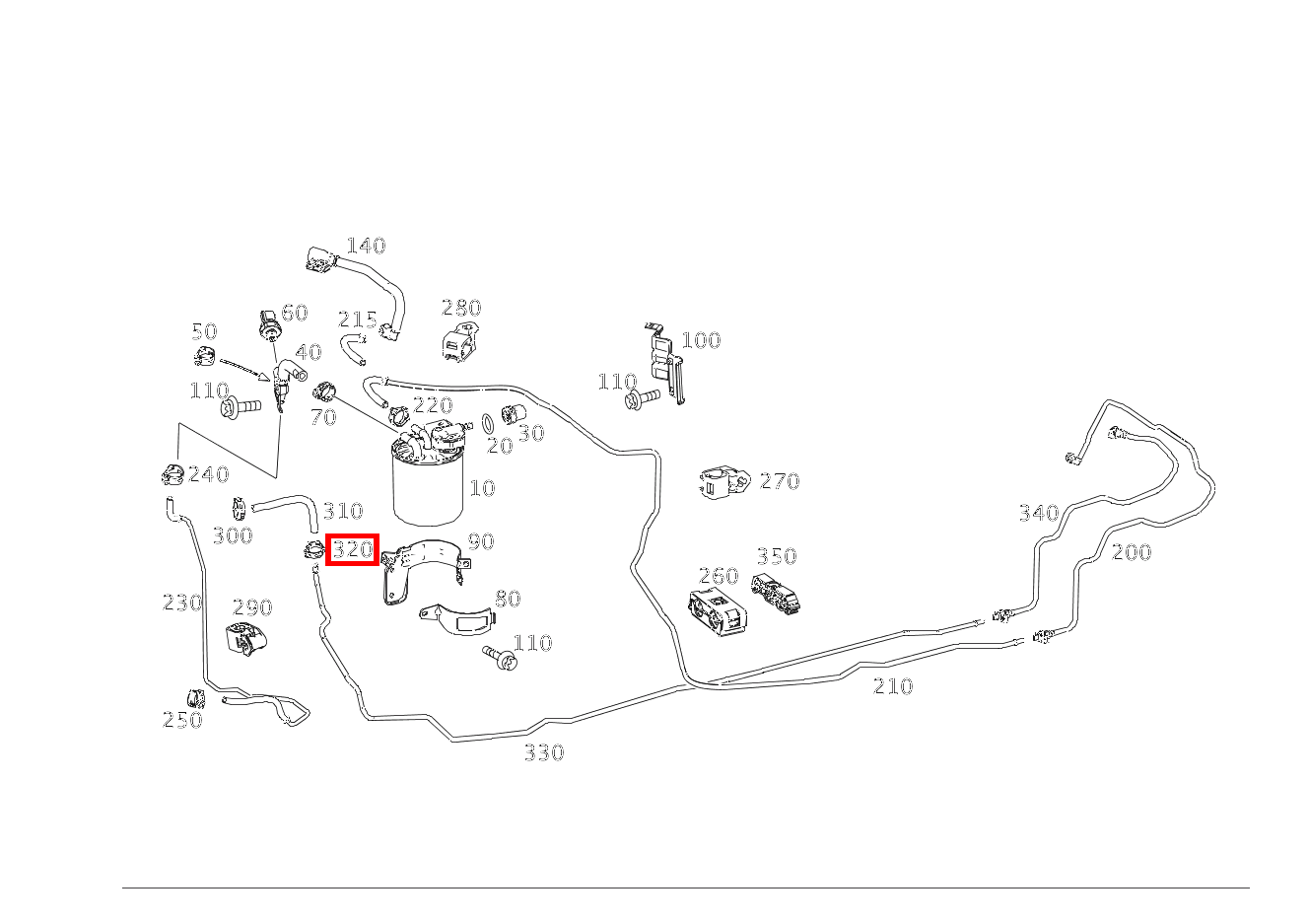 Schelle Schlauch an Rücklaufleitung; 15.5-17.5 MM CLA-Klasse CLA 180 CDI / d BCA 117