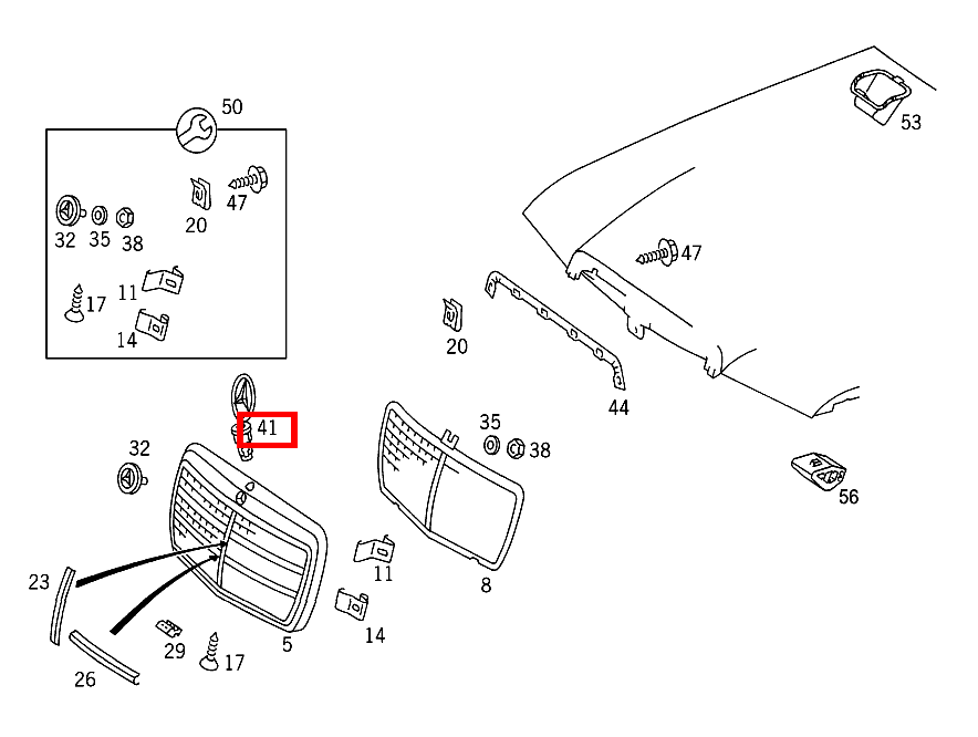 Mercedes-Stern 300TDT/E300DTDT 4M 124 Mercedes-Stern 300TDT/E300DTDT 4M 124